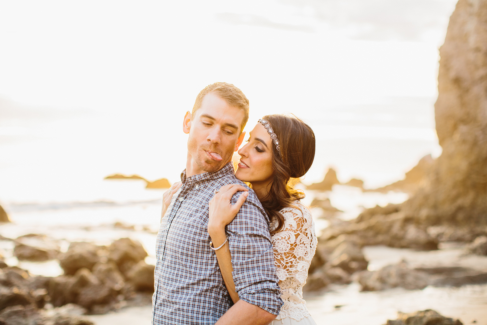 Romantic Malibu Engagement: Elizabeth + Jake - The Sanadas -California ...